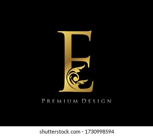 Golden Luxury B Letter Initial Logo Stock Vector (Royalty Free ...