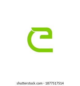 E letter minimalist for company logo. a modern vector design
