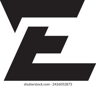 E letter modern logo design