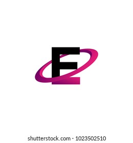E Letter in Oval Logo Template. Initial Business Name