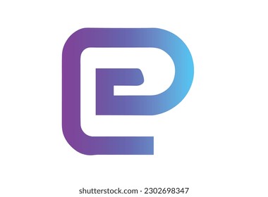 E-Mail-Logo-Design einzeln auf Weiß