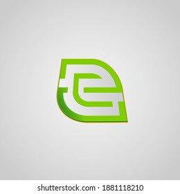 E letter for simple logo design. a modern vector design