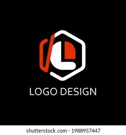 e letter for simple logo design