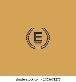 Diseño de marca de palabra única de carta