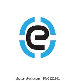 e letter vector logo