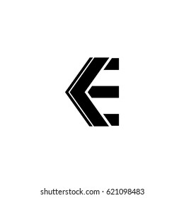 e letter vector logo