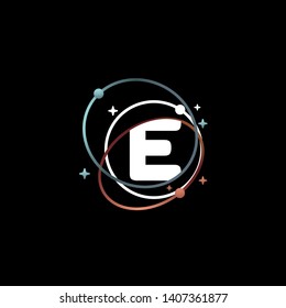E LETTER VECTOR LOGO APHABET ICON