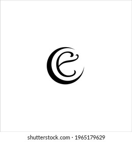 símbolo de diseño del logotipo del vector de letra e