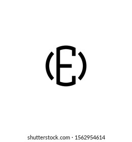 E letter vector logo designs