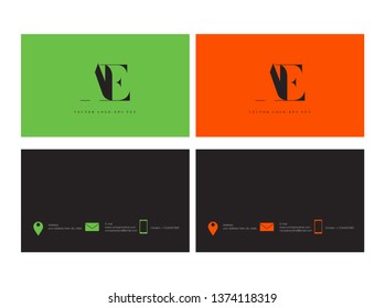 A E letters Joint logo icon vector template for corporate logo and business card.
