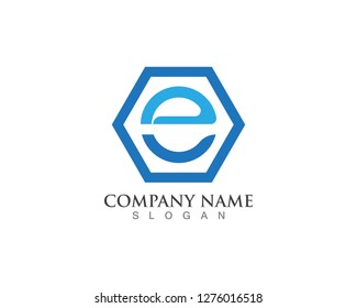 E Letters logos