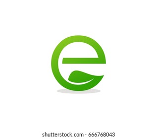 E logo