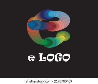 e logo 3D Fur Effect, great for your company or product names