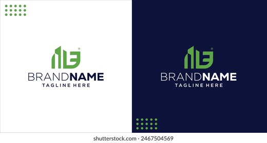 E Logo Concept With Building Template Vector, Design Inspiration, Illustration.