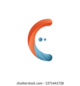 e logo concept design template