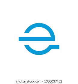 E logo design