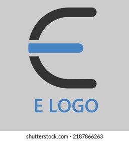E Logo design for all for eps file