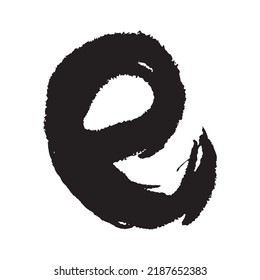 E logo design, alphabet letters