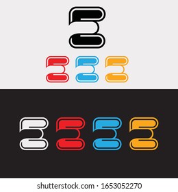 Diseño del logotipo E - Logotipo de color
