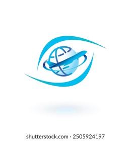elemento de diseño de logotipo electrónico, símbolo de comercio electrónico, eco, tecnología, global, extranjero, global, internet, conectar, E Globe, transporte ecológico