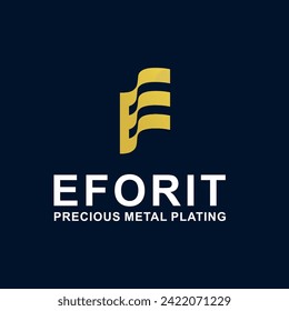 e logo design graphic template