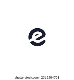  E Logo Design, Initial E Logo, Circle E Logo