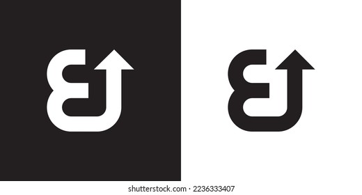 E logo design is intended for construction, building, real estate, home, and property. An awesome trendy and minimal E home logo design template with black and White colors.