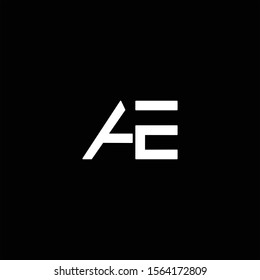 a and e logo design. letter logo design