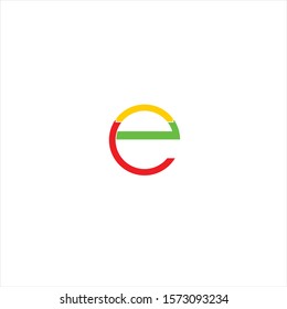 e logo design. letter logo design