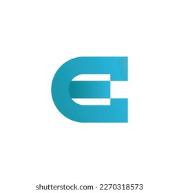 E Logo Design and template