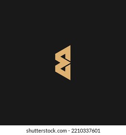 E logo design template elements. abstract letter e. Business corporate letter e logo design vector
