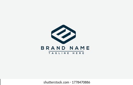 E Logo Design Template Vector Graphic Branding Element.