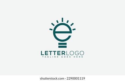 E Logo Design Template Vector Graphic Branding Element.
