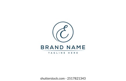 E logo Design Template Vector Graphic Branding Element