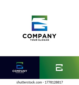 E logo design vector for the company