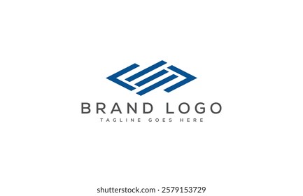 E logo design vector template design for brand