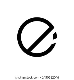 e logo, e iconic logo font