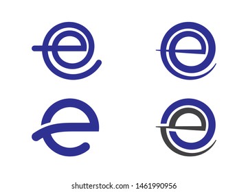 E Logo, E letter logo design