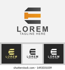 E Logo Letter Design Vector Template is modern & minimalistic high quality logo for marketing agency, seo agency, digital company, fashion, business, industry, etc whose name begins with the letter E.