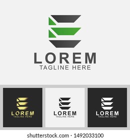 E Logo Letter Design Vector Template is modern & minimalistic high quality logo for marketing agency, seo agency, digital company, fashion, business, industry, etc whose name begins with the letter E.