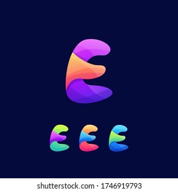 E-Logo-Symbol-Farbe
