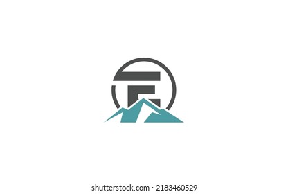 E Logo Berg für Identität. Briefvorlage, Vektorgrafik für Ihre Marke.