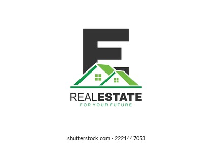 E logo real estate for branding company. construction template vector illustration for your brand.