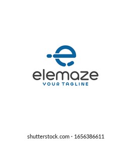 E Logo Simple and Templates Vector