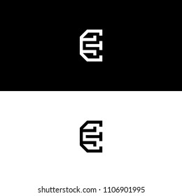 e logo template