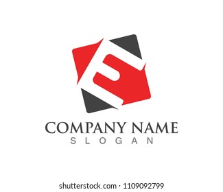 E logo Vector Abstract icons template app