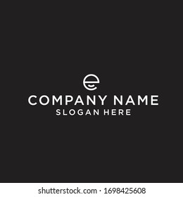 E logo vector icon designs