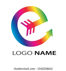 E logo for your company
