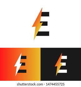 e logotype, e letter logo modern
