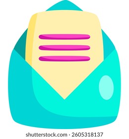 E- mail Contact Us - icon illustration flat